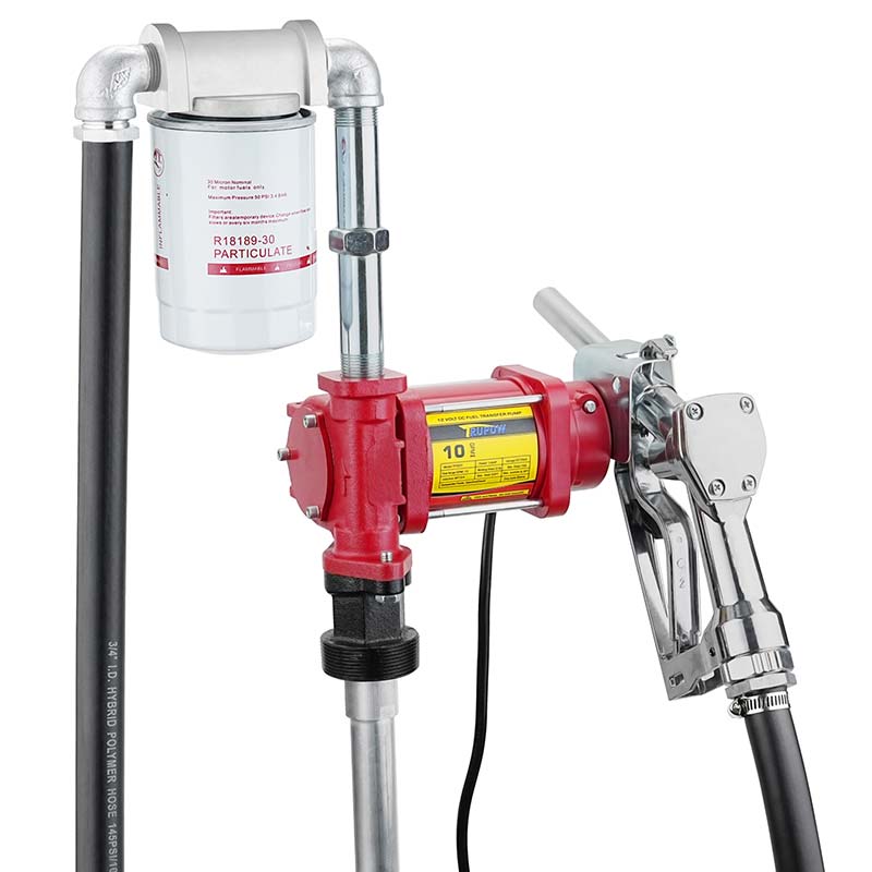 ຊຸດປັ໊ມໂອນນໍ້າມັນເຊື້ອໄຟ 12V ກັບ Nozzle